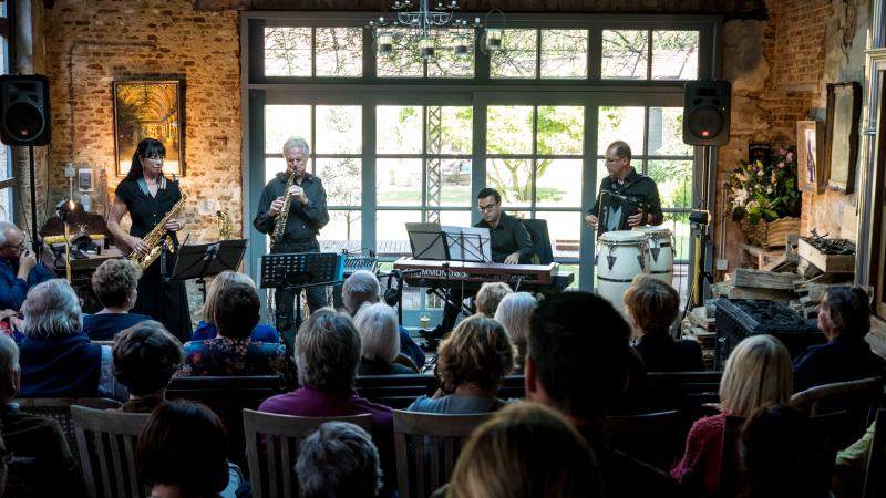 Jazz-a-Leo Quartet in De Goudvis tijdens Jazzathome 2019