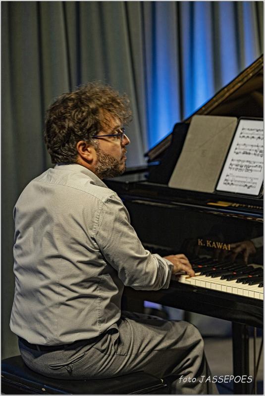 Johan Dupont speelt piano in Jazzzolder 22 sept 2023