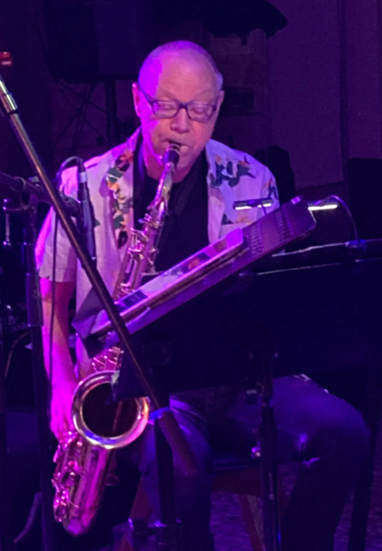 Jan Vergaelen speelt sax